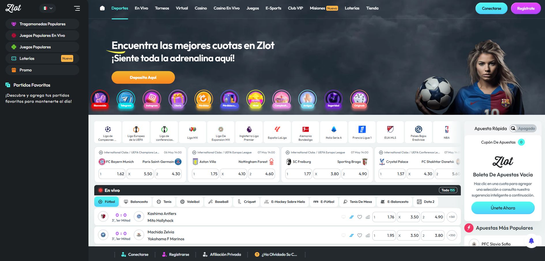 Zlot apuestas deportivas