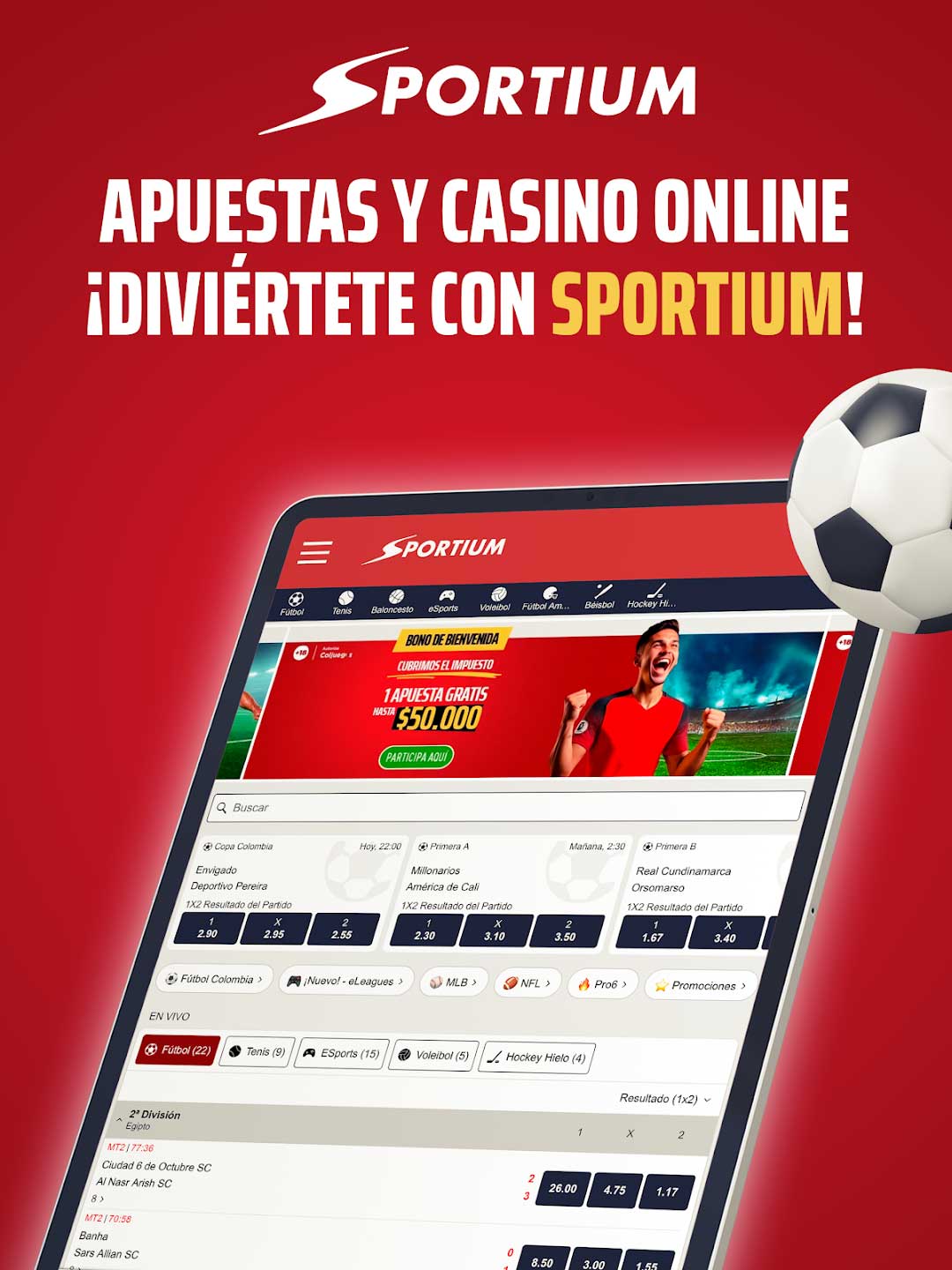 Sportium App Colombia