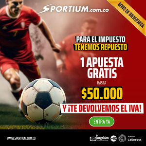 Crea tu cuenta en Sportium Colombia