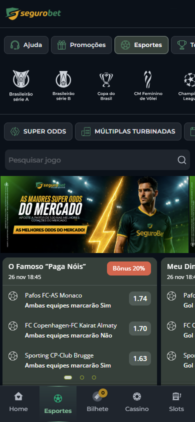 SeguroBet Brasil Plataforma da SeguroBet