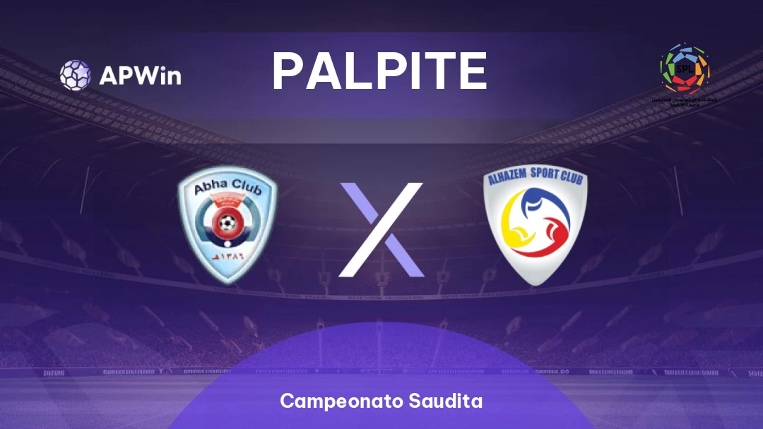 Abha x Al-Hazm | Palpite | Campeonato Saudita | 13/08