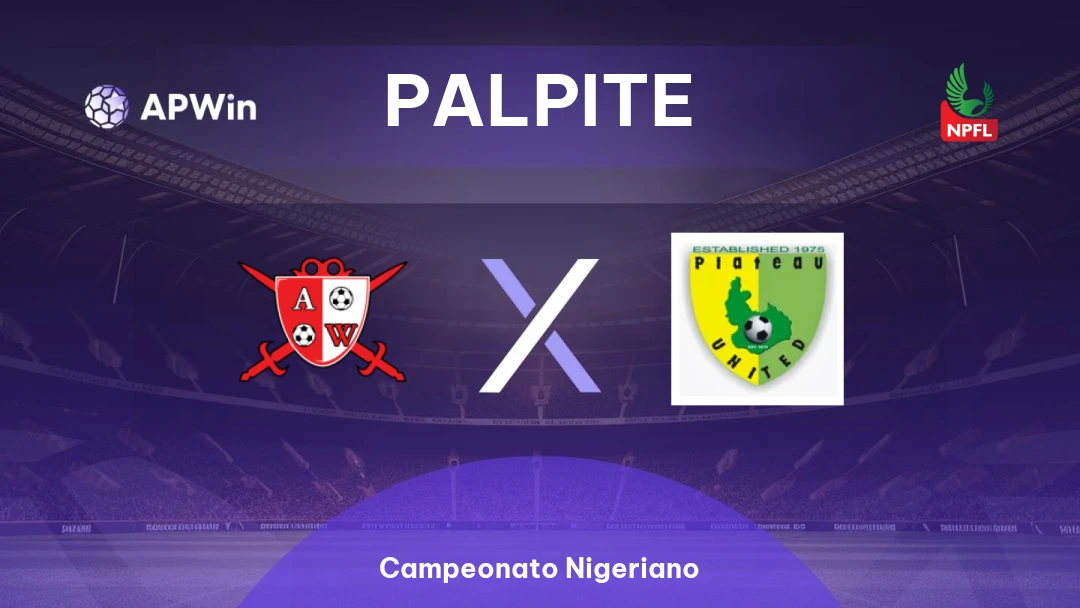 Abia Warriors x Plateau United | Palpite | Campeonato Nigeriano | 14/01