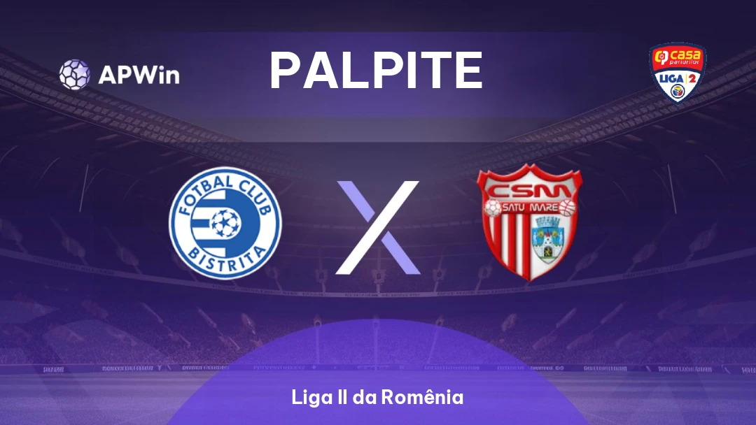ACS Gloria Bistrita x CSM Satu Mare | Palpite | Liga II da Romênia | 29/08
