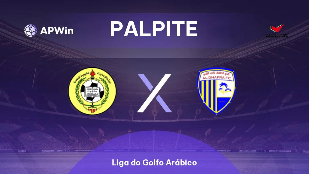 Al-Ittihad Kalba x Al-Dhafra | Palpite | Liga do Golfo Arábico | 26/02