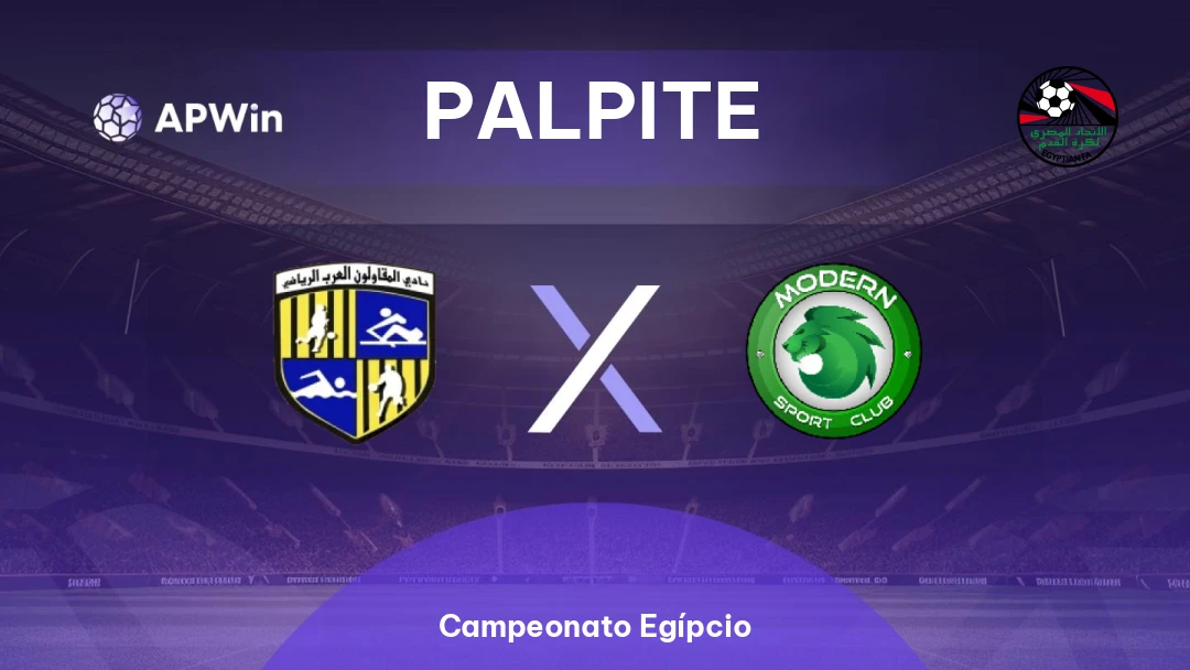 Al-Mokawloon x Modern Sport | Palpite | Campeonato Egípcio | 29/05