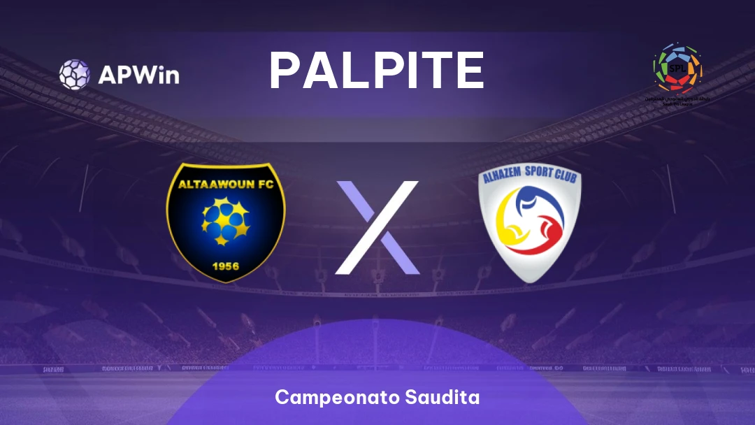 Al-Taawoun x Al Hazm | Palpite | Campeonato Saudita | 22/01