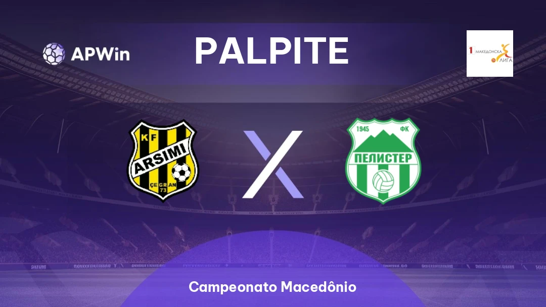 Aresimi x Pelister | Palpite | Campeonato Macedônio | 14/04