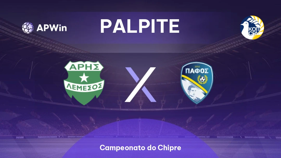 Aris Limassol x Pafos | Palpite | Campeonato do Chipre | 14/04