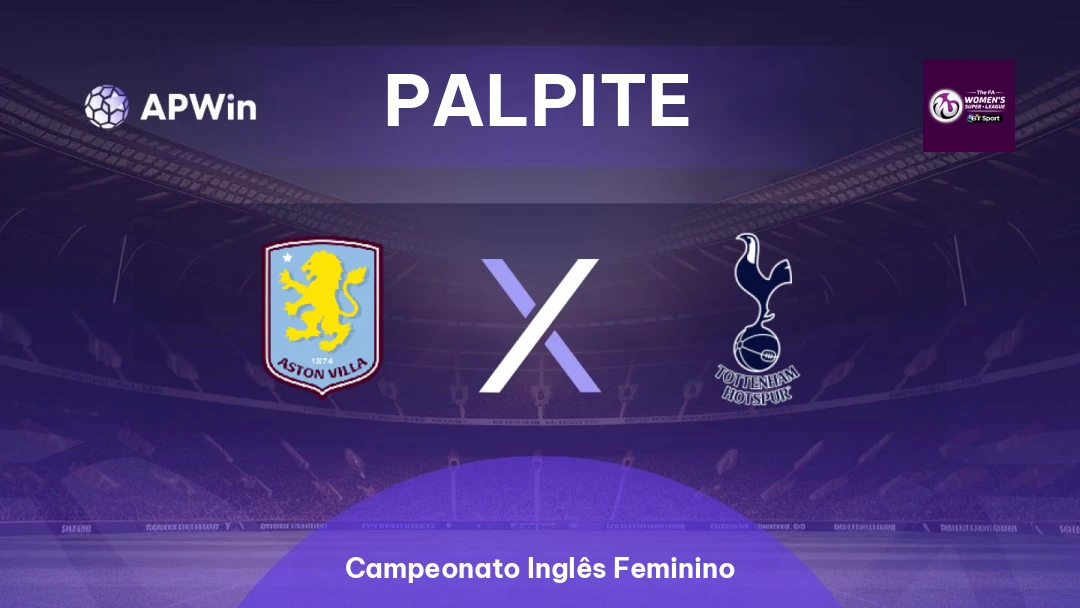 Aston Villa Feminino x Tottenham Feminino Thumbnail