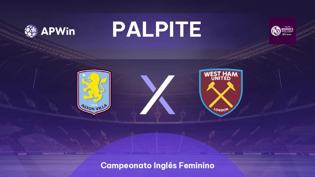 Aston Villa Feminino x West Ham Feminino Thumbnail