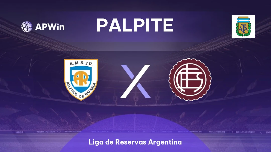 Atlético de Rafaela Res. x Lanús Res. | Palpite | Liga de Reservas Argentina | 04/06