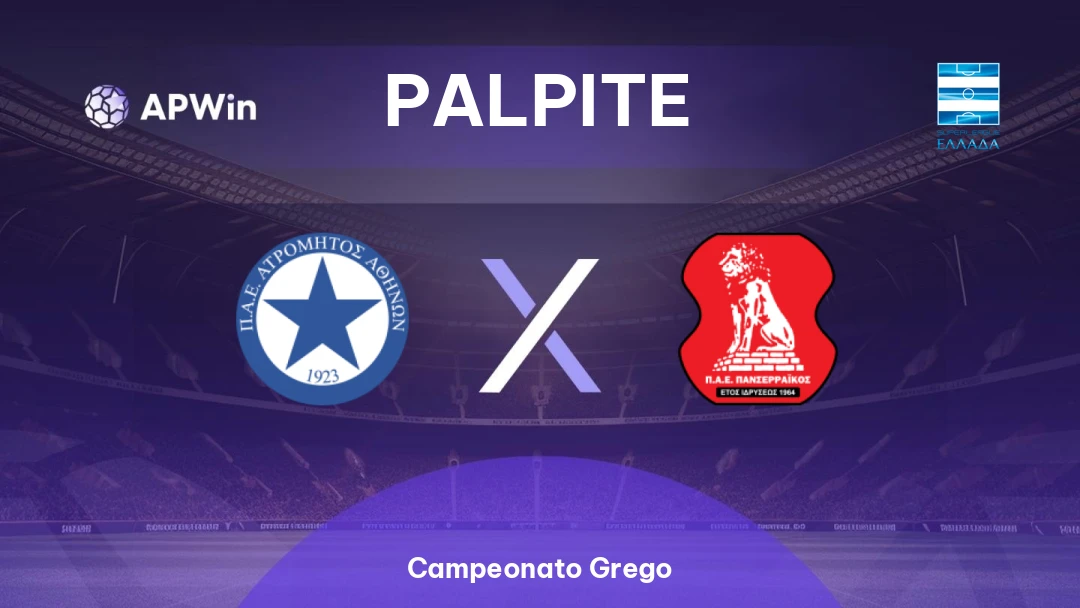 Atromitos x Panserraikos | Palpite | Campeonato Grego | 16/02