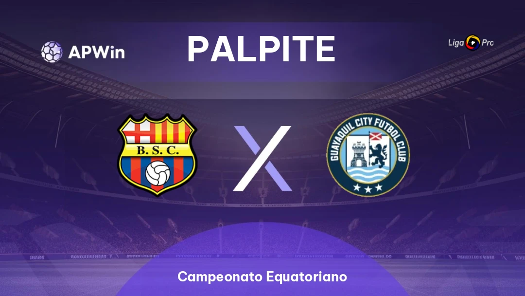 Barcelona-SC x Guayaquil City | Palpite | Campeonato Equatoriano | 15/07