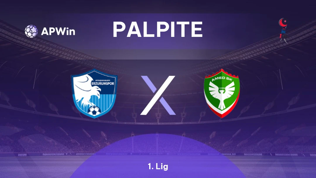 BB Erzurumspor x Amed | Palpite | 1. Lig | 18/01