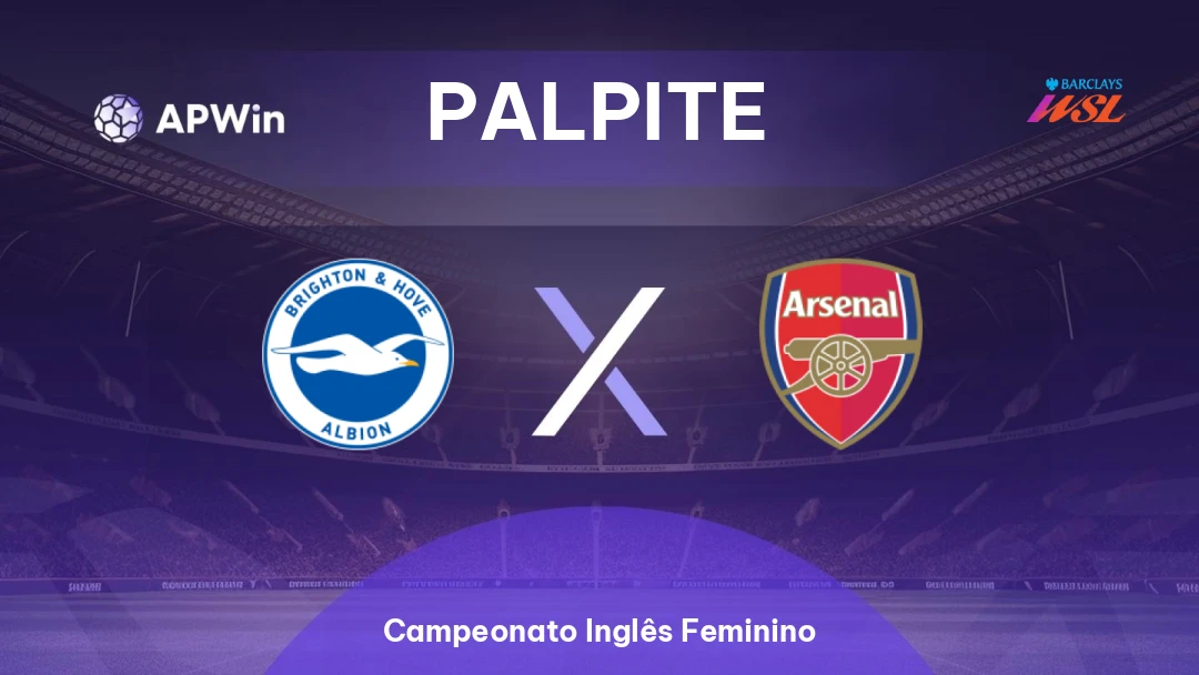 Brighton Feminino x Arsenal Feminino Thumbnail