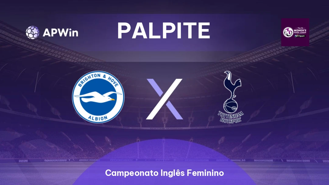 Brighton Feminino x Tottenham Feminino Thumbnail