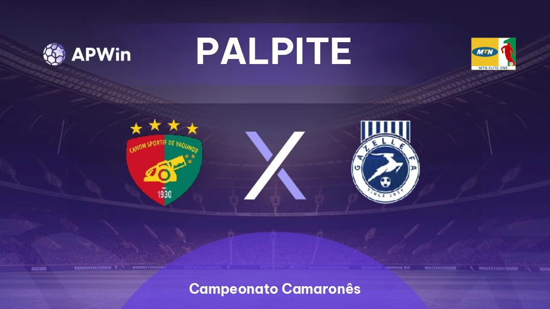 Canon Yaoundé x Gazelle | Palpite | Campeonato Camaronês | 26/03