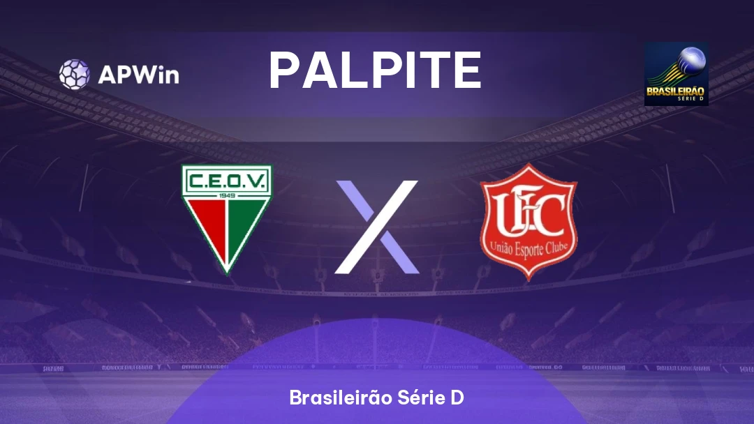 Palpite: Operário-VG x União Rondonópolis | Brasileirão Série D (16/05)