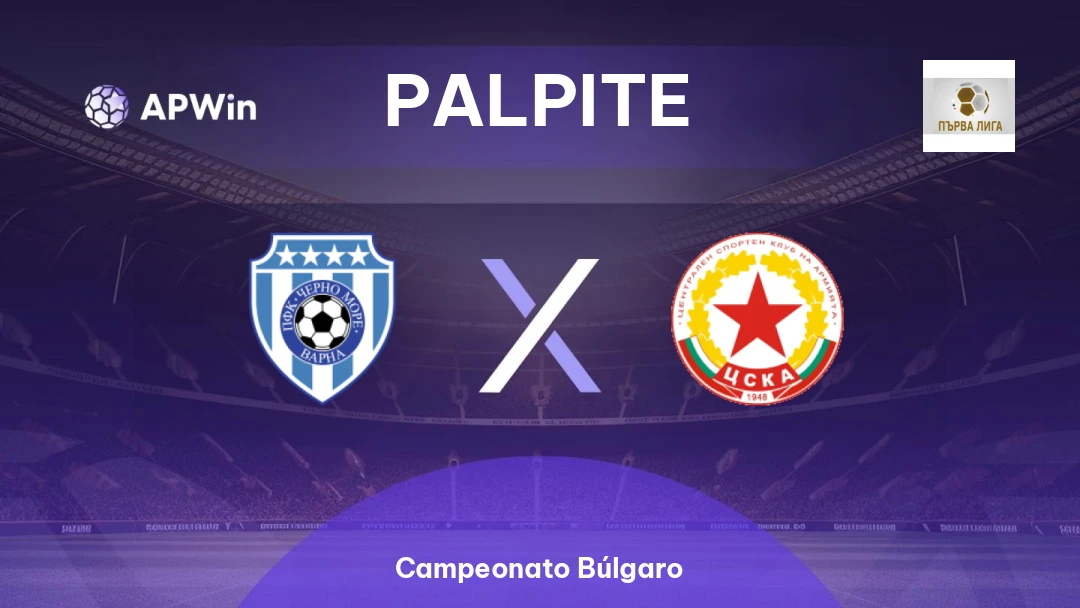 Cherno More x CSKA 1948 Sofia | Palpite | Campeonato Búlgaro | 15/04