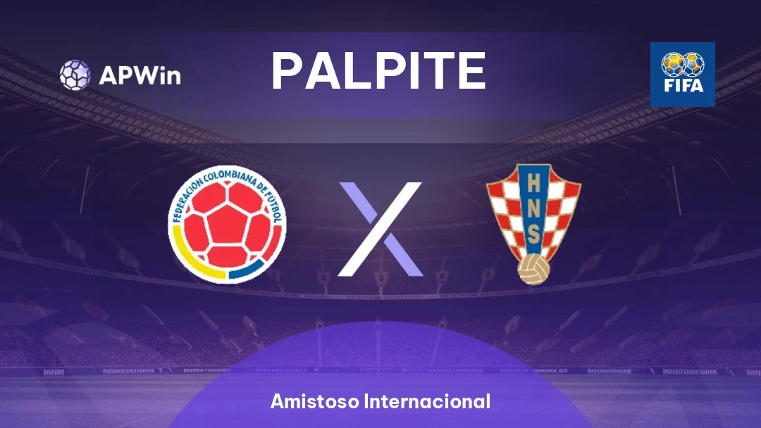 Colômbia x Croácia | Palpite | Amistoso Internacional | 26/03