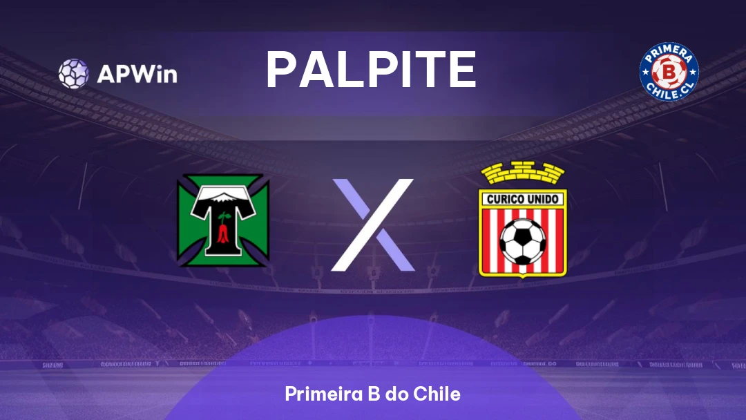 Deportes Temuco x Curicó Unido | Palpite | Primeira B do Chile | 08/06
