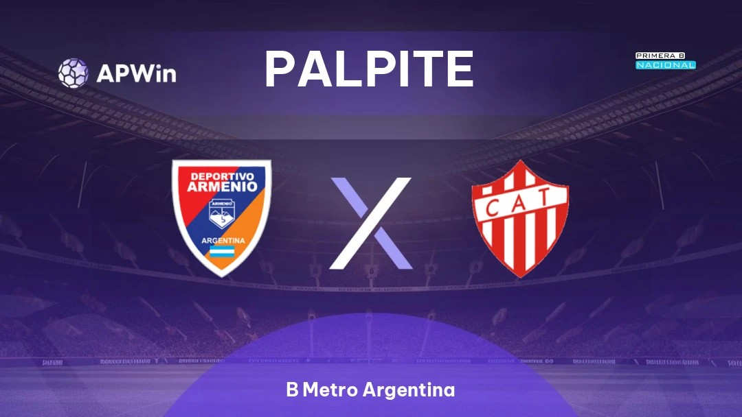 Deportivo Armenio x Talleres Remedios | Palpite | B Metro Argentina | 14/07