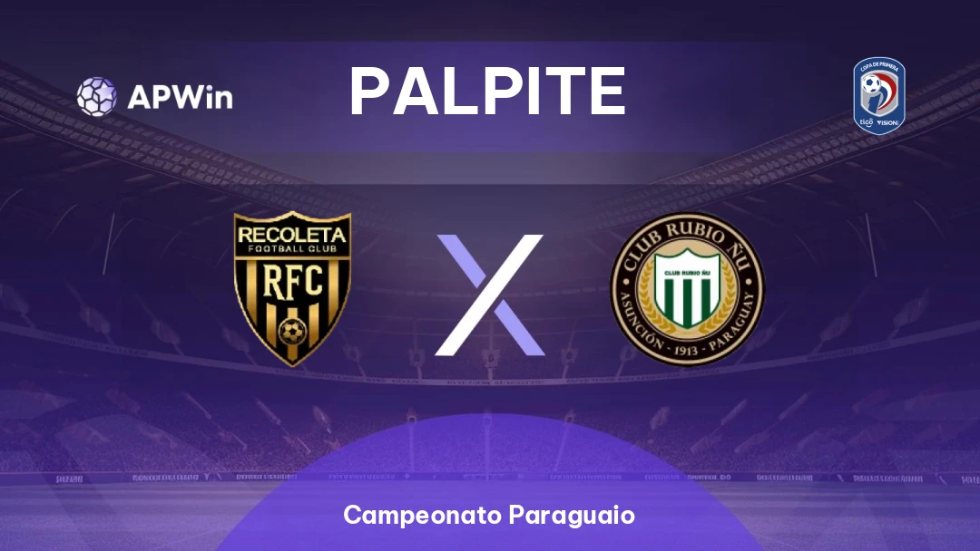 Deportivo Recoleta x Rubio Ñú | Palpite | Campeonato Paraguaio | 26/03