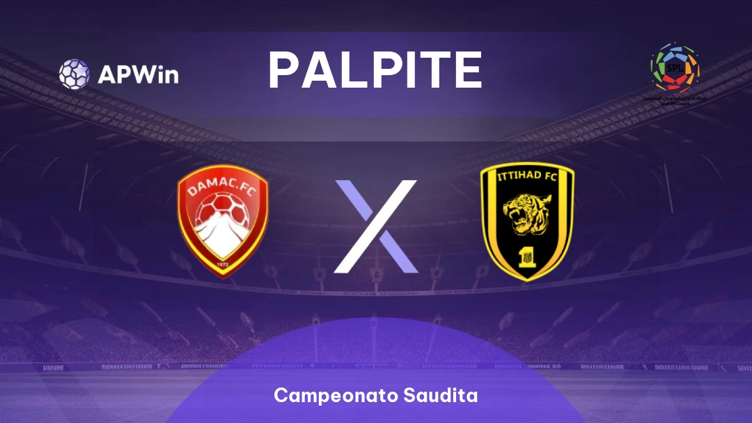 Damac x Al-Ittihad | Palpite | Campeonato Saudita | 13/01