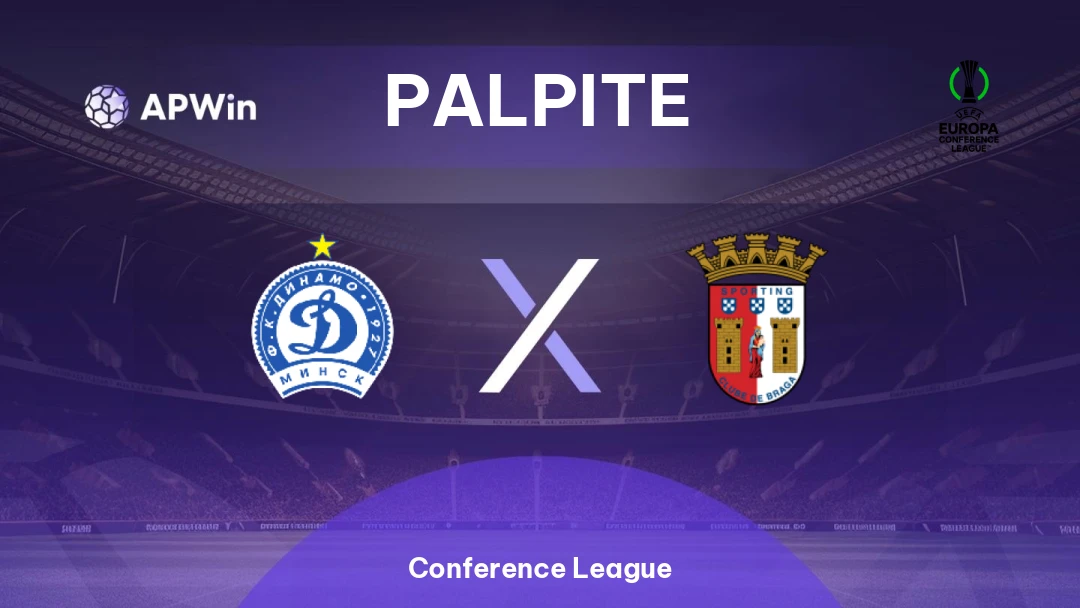 Dinamo Minsk x Braga | Palpite | Conference League | 13/08