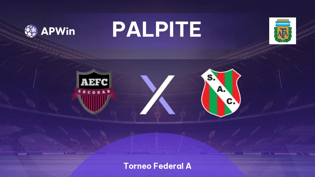 Escobar FC x Sportivo Las Parejas | Palpite | Torneo Federal A | 30/03