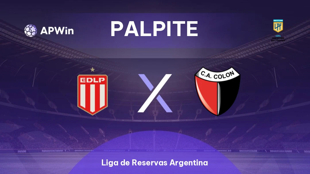 Estudiantes La Plata Res x Colón Res. | Palpite | Liga de Reservas Argentina | 14/07
