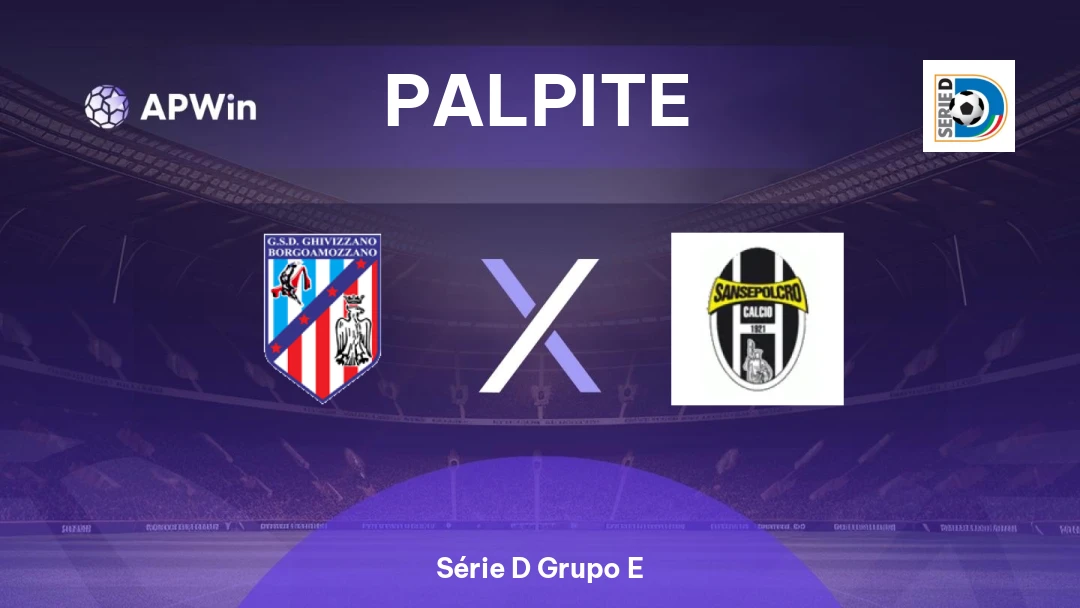 Ghivizzano Borgo Mozzano x Sansepolcro | Palpite | Série D Grupo E | 25/03