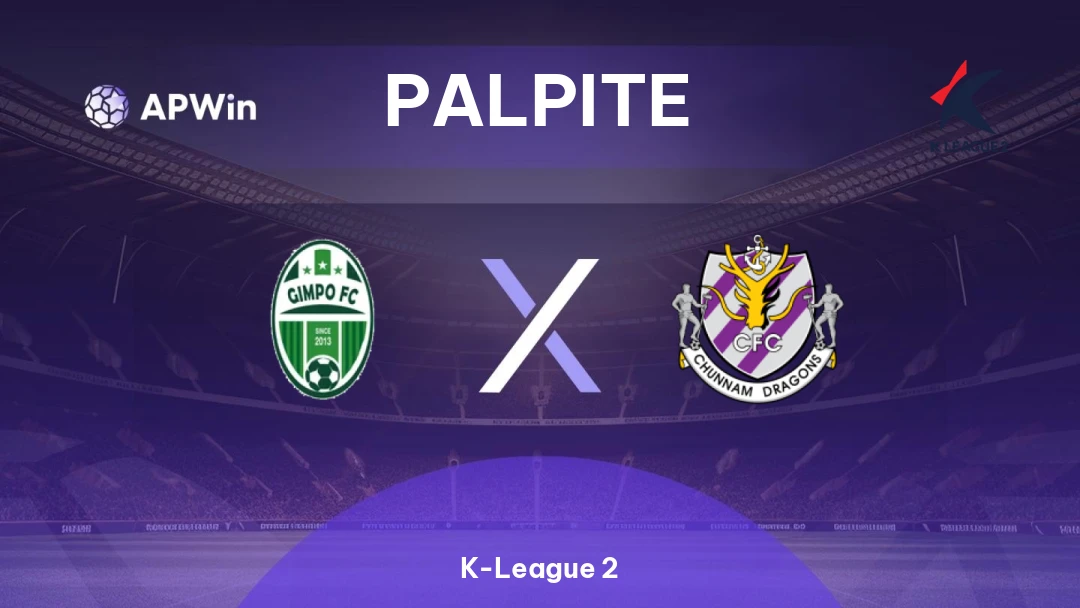 Gimpo Citizen x Jeonnam Dragons | Palpite | K-League 2 | 07/06