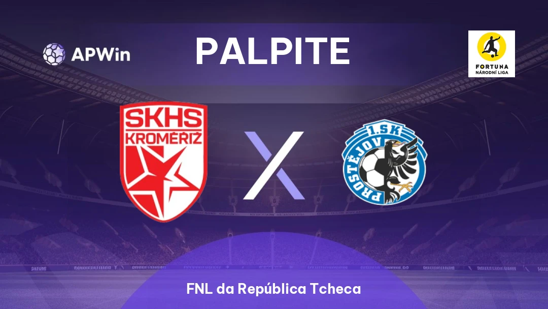 Hanácká x Prostějov | Palpite | FNL da República Tcheca | 15/04