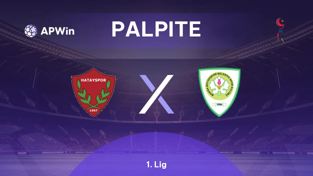 Hatayspor x Manisa BBSK | Palpite | 1. Lig | 17/01