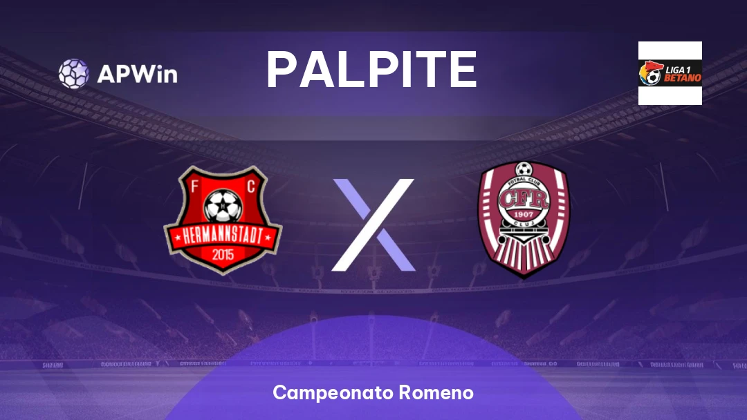 Hermannstadt x CFR Cluj | Palpite | Campeonato Romeno | 16/02