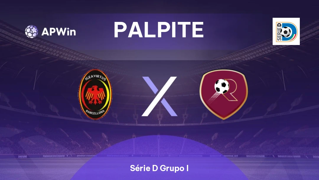 Igea Virtus x Reggina | Palpite | Série D Grupo I | 25/03
