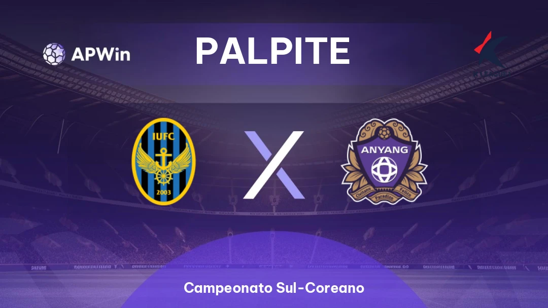 Incheon United x Anyang | Palpite | Campeonato Sul-Coreano | 12/07