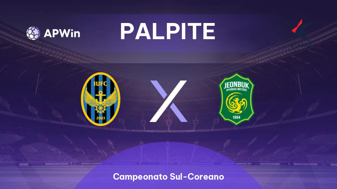 Incheon United x Jeonbuk Motors | Palpite | Campeonato Sul-Coreano | 30/08