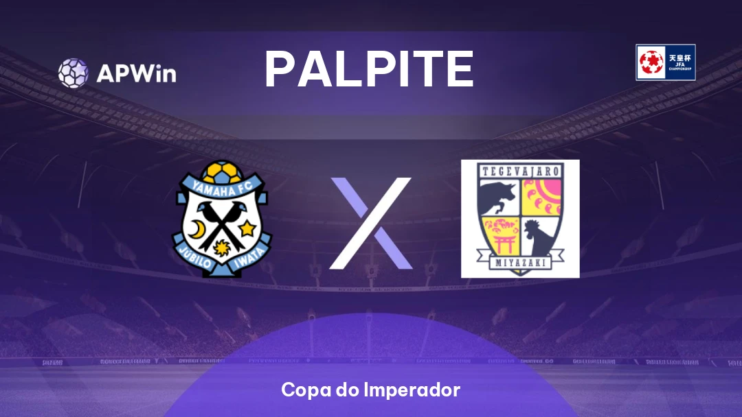 Jubilo Iwata x Tegevajaro Miyazaki | Palpite | Copa do Imperador | 26/08