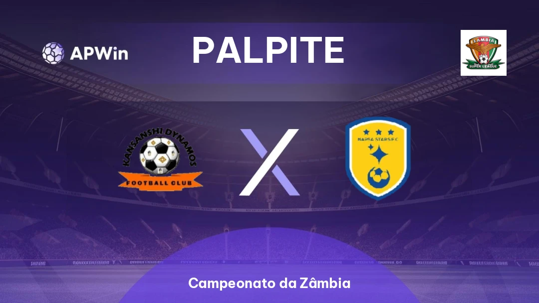 Kansanshi Dynamos x NAPSA Stars | Palpite | Campeonato da Zâmbia | 01/04