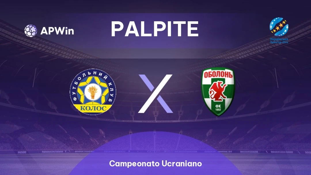Kolos Kovalivka x Obolon-Brovar | Palpite | Campeonato Ucraniano | 28/08