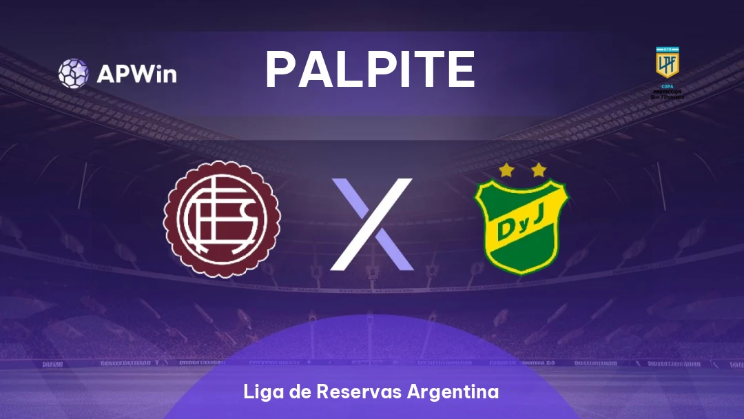 Lanús Res. x Defensa y Justicia Res. | Palpite | Liga de Reservas Argentina | 12/08