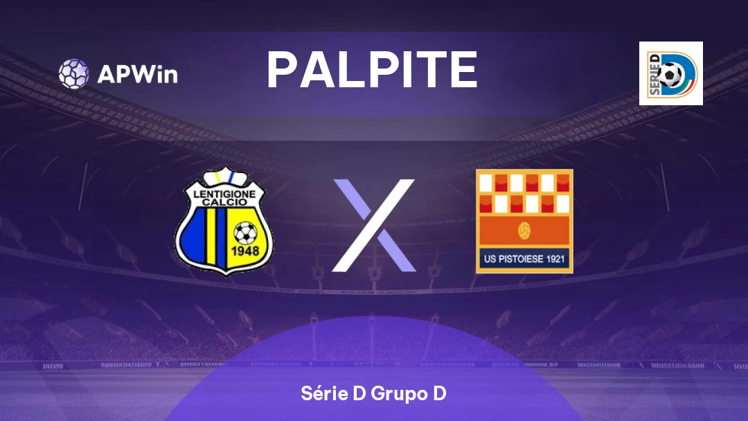 Lentigione x Pistoiese | Palpite | Série D Grupo D | 25/03