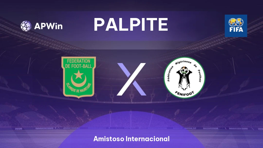 Mauritânia x Níger | Palpite | Amistoso Internacional | 08/06