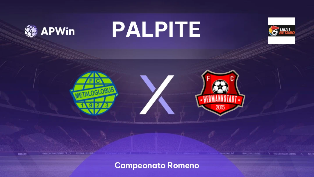 Metaloglobus x Hermannstadt | Palpite | Campeonato Romeno | 11/05