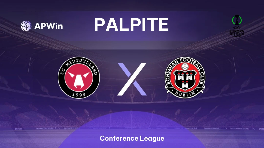 Midtjylland x Bohemians | Palpite | Conference League | 13/08