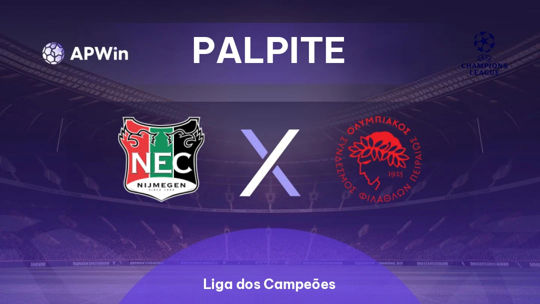 NEC x Olympiacos: palpite, onde assistir, horário e escalações - 11/08