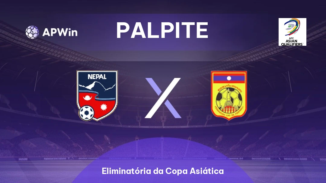 Nepal x Laos | Palpite | Eliminatória da Copa Asiática | 31/03