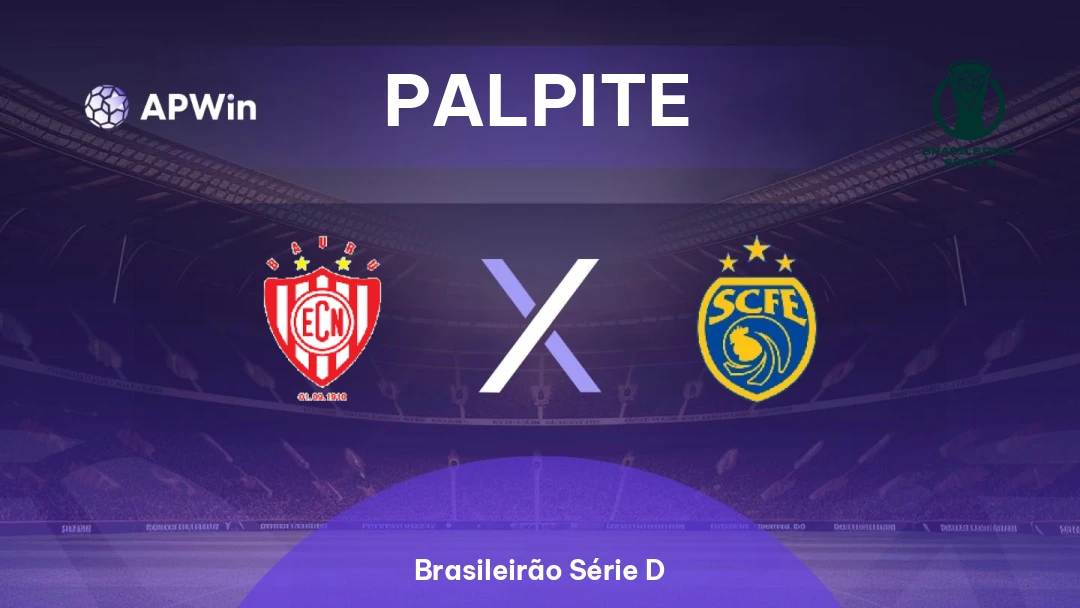 Palpite: Noroeste x Sampaio Corrêa-RJ | Brasileirão Série D (07/06)